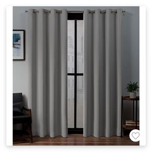 NWOT 63x52 Gray Curtains